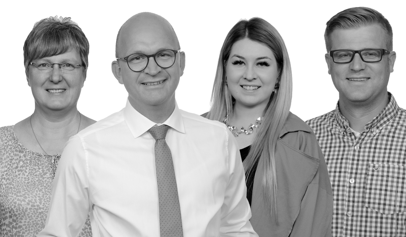 v.l.n.r.: M. Becker, M. Schumacher, D. Kohlbach, F. Winters
