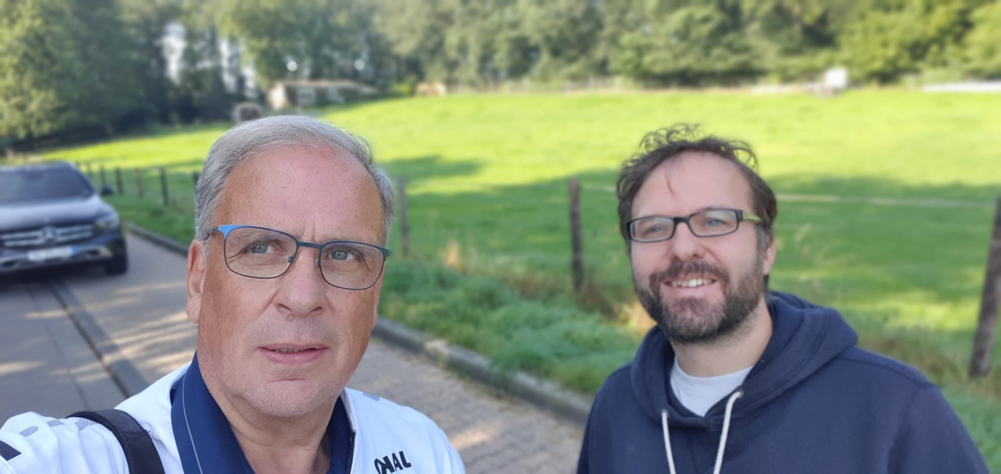 v.li.n.r.: Dr. Peter Cremerius und Thomas Hansen