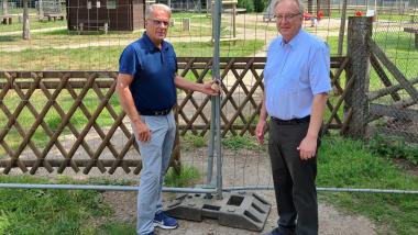 Dr. Peter Cremerius, CDU-Bürgermeisterkandidat Michael Heesch