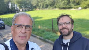 v.li.n.r.: Dr. Peter Cremerius und Thomas Hansen